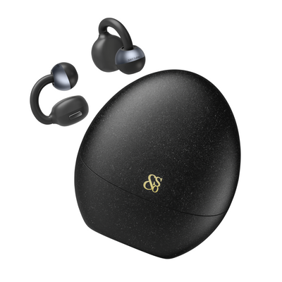 SoClip Pebble｜The World‘s First Open-Ear Wellness Earbuds-Black