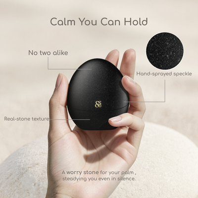 SoClip Pebble｜The World‘s First Open-Ear Wellness Earbuds-Black