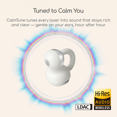 SoClip Pebble｜The World‘s First Open-Ear Wellness Earbuds